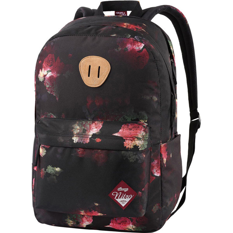 Black bookbag with roses online