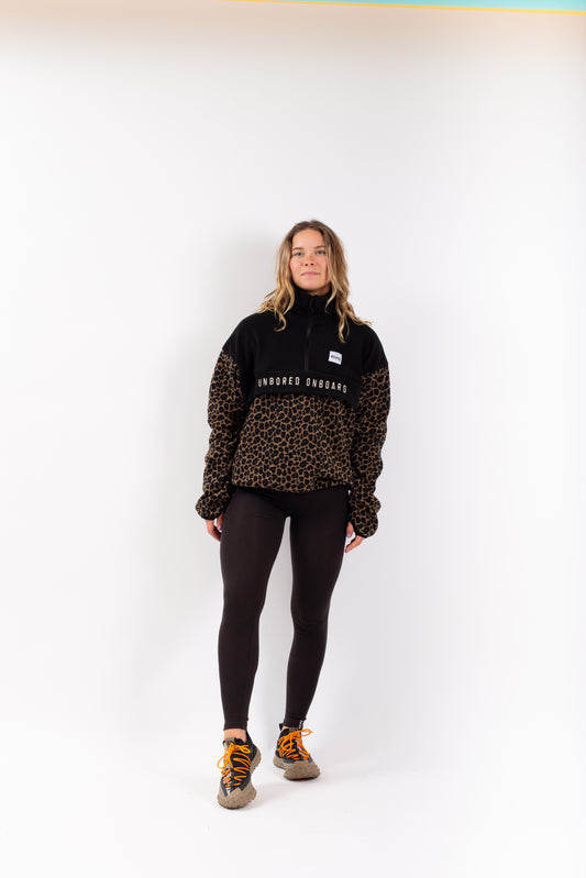 Eivy Ball Fleece Snowboard Black/Leopard (25)