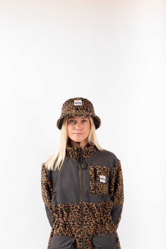 Eivy Full Moon Sherpa Hat Snowboard Leopard