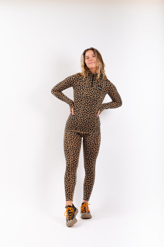 Eivy Journey Wool Top Snowboard Leopard