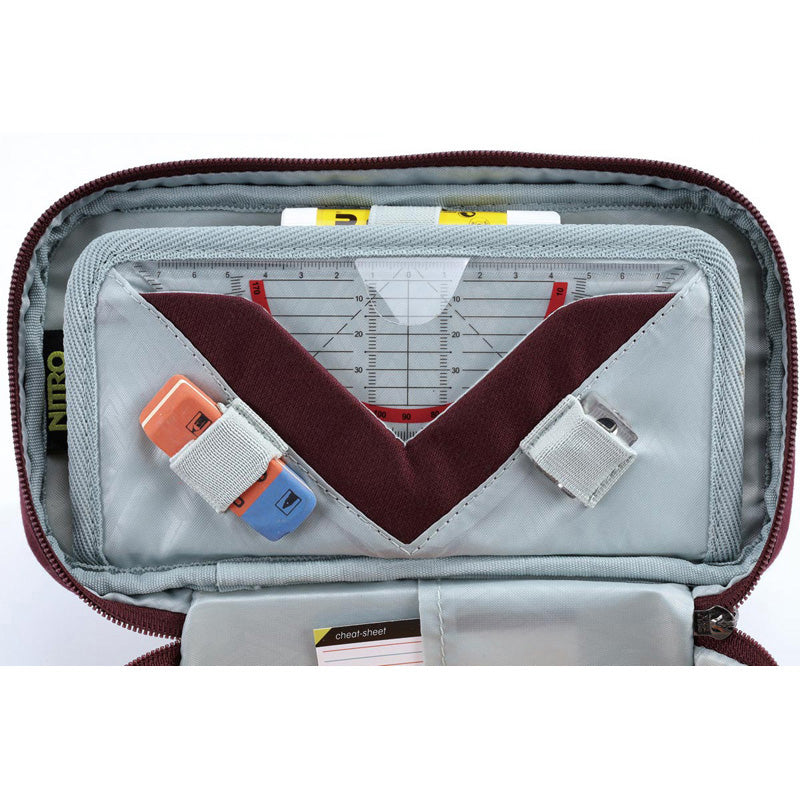 Nitro Bags PENCIL CASE XL WINE