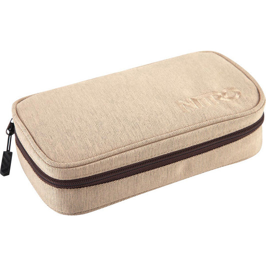 Nitro Pencil Case XL Federmäppchen für Schule Almond