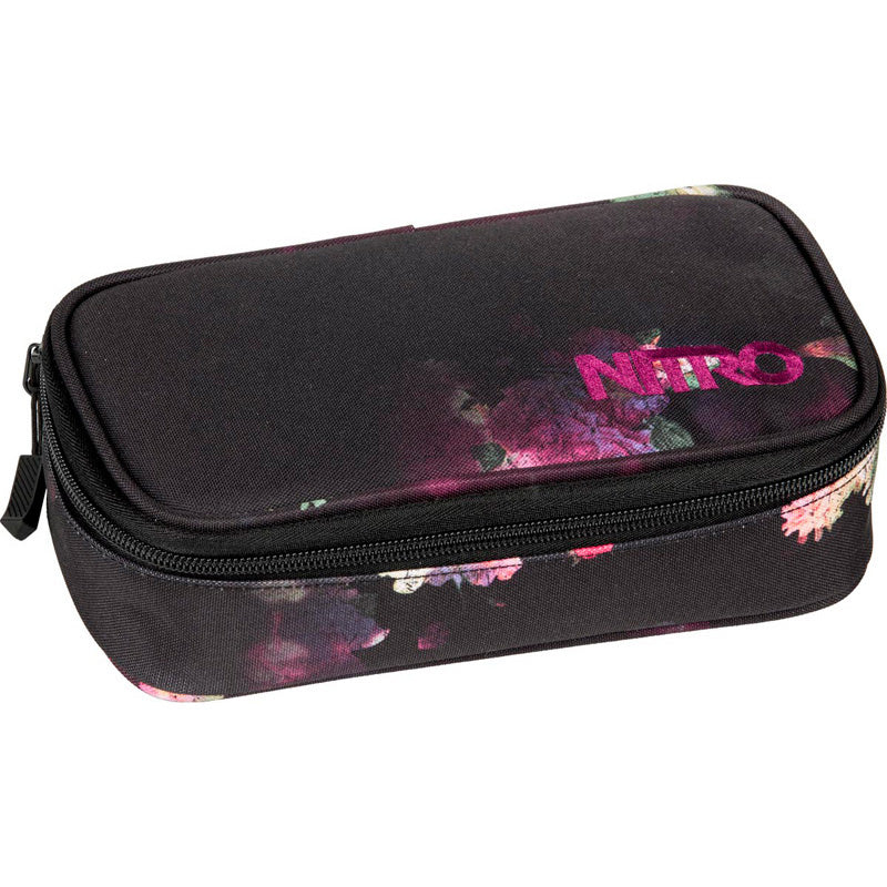 Nitro Pencil Case XL Federmäppchen für Schule Black Rose